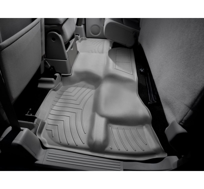 Коврики Weathertech Grey для Chevrolet Silverado (extended cab)(mkII)(no 4x4 shifter)(1 row bench)(no storage boxes under 2 row) 2007-2014, ціна: 14 302 грн.