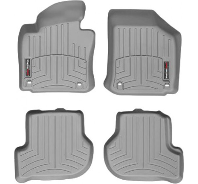 Коврики Weathertech Grey для Volkswagen Golf (mkV-mkVI) / Jetta (mkV) / Scirocco (mkIII); Skoda Octavia (mkII)(4 oval fixings) 2003-2012 automatic, ціна: 9 948 грн.