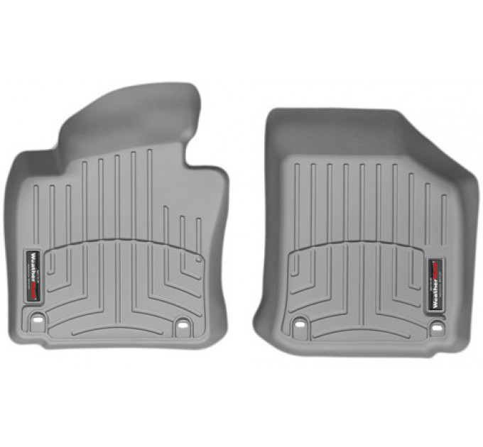 Коврики Weathertech Grey для Volkswagen Golf (mkV-mkVI) / Jetta (mkV) / Eos (mkI); Skoda Octavia (mkII)(4 oval fixings)(1 row) 2003-2012 automatic, ціна: 6 216 грн.