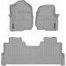 Коврики WeatherTech Grey для Ford Super Duty (mkIV)(double cab)(1 row - 2pcs.)(1 row bench seats)(with storage under 2 row) 2017→, цена: 12 640 грн.