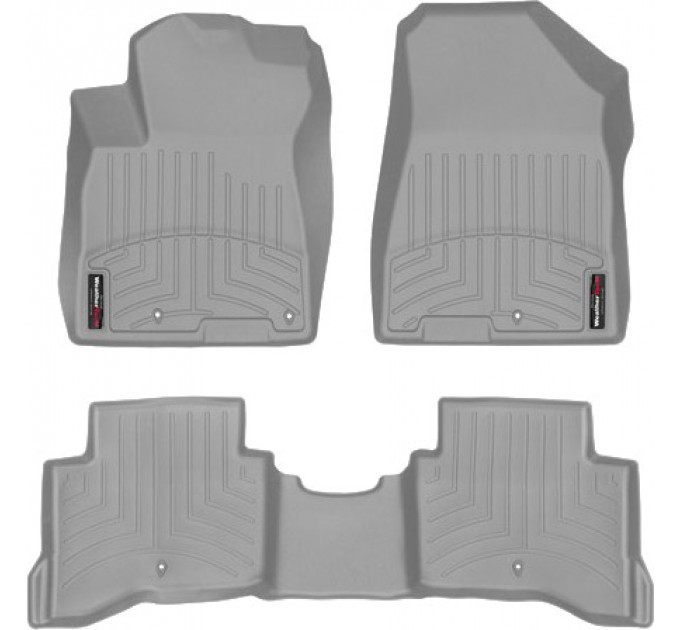 Коврики WeatherTech Grey для Kia Niro (mkI)(not electric) 2016→, цена: 10 641 грн.