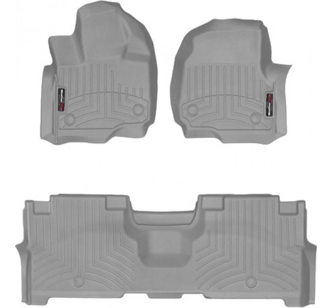 Коврики WeatherTech Grey для Ford Expedition / Expedition Max; Lincoln Navigator / Navigator L (mkIV)(1-2 row)(2 row bench seats) 2018-2020, цена: 10 986 грн.