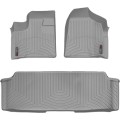 Коврики WeatherTech Grey для Dodge Grand Caravan (mkV)(1-2 row)(2 row bench)(no Stow & Go or Swivel & Go seats) 2008-2011, цена: 11 709 грн.