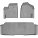 Коврики WeatherTech Grey для Dodge Grand Caravan (mkV)(1-2 row)(2 row bench)(no Stow & Go or Swivel & Go seats) 2008-2011, цена: 11 709 грн.