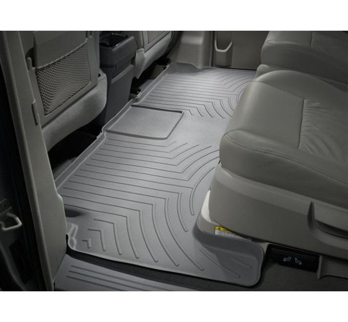 Коврики WeatherTech Grey для Dodge Grand Caravan (mkV); Chrysler Grand Voyager (mkV); Volkswagen Routan (mkI)(2 row luxury bucket seats)(2 row) 2008-2020, цена: 4 770 грн.