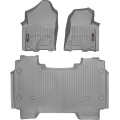 Коврики WeatherTech Grey для Dodge Ram (mkV)(crew cab)(1 row bucket seats)(no storage under 2 row) 2019→, цена: 13 915 грн.