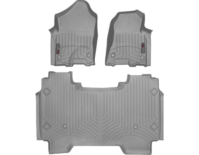 Коврики WeatherTech Grey для Dodge Ram (mkV)(crew cab)(1 row bucket seats)(no storage under 2 row) 2019→, цена: 13 915 грн.