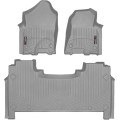Коврики WeatherTech Grey для Dodge Ram (mkV)(crew cab)(1 row bucket seats)(with storage under 2 row) 2019→, цена: 13 915 грн.