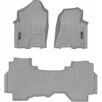 Коврики WeatherTech Grey для Dodge Ram (mkV)(quad cab)(1 row bench seats) 2019→