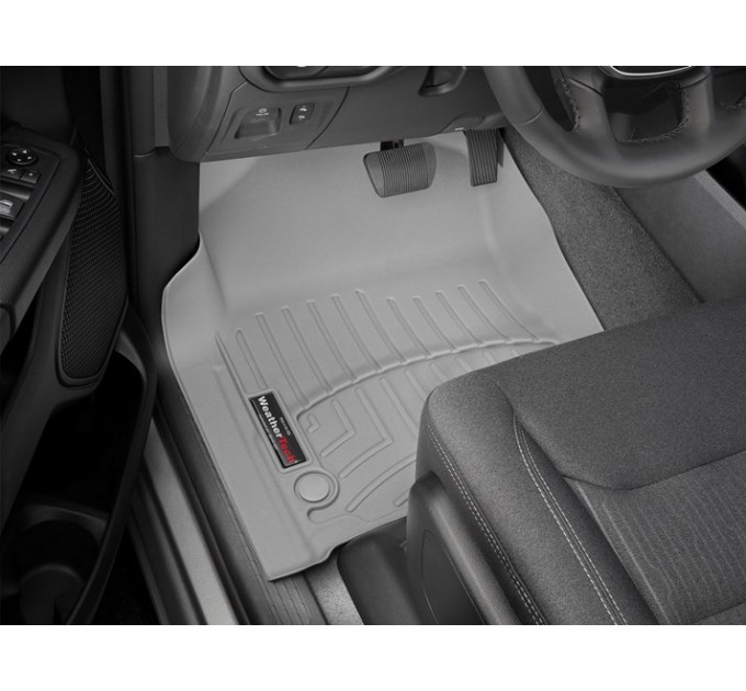 Коврики WeatherTech Grey для Dodge Ram (mkV)(crew cab)(1 row bucket seats)(with storage under 2 row) 2019→, цена: 13 056 грн.