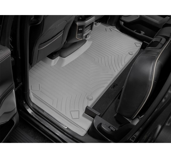 Коврики WeatherTech Grey для Dodge Ram (mkV)(crew cab)(with storage under 2 row)(2 row) 2019→, цена: 6 839 грн.