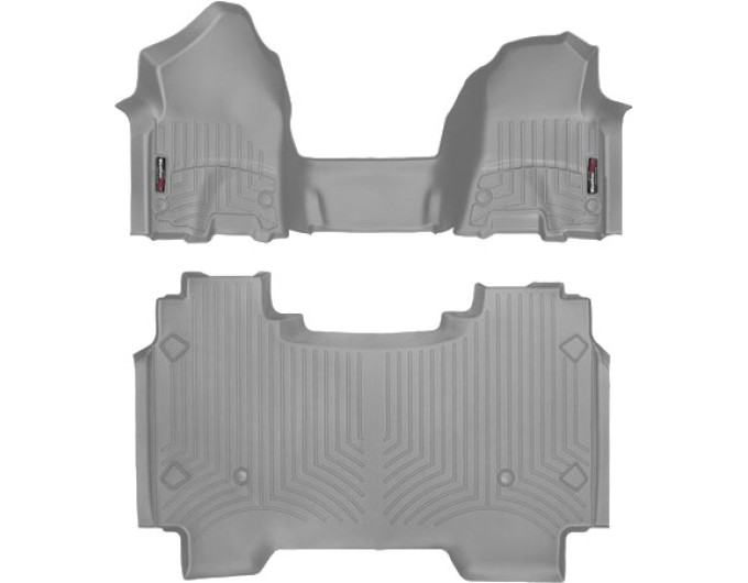 Коврики WeatherTech Black для Dodge Ram (mkV)(crew cab)(1 row bench seats)(no storage under 2 row) 2019→, цена: 15 686 грн.
