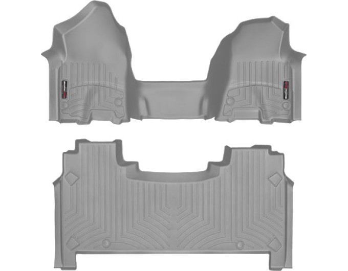 Коврики WeatherTech Grey для Dodge Ram (mkV)(crew cab)(1 row bench seats)(with storage under 2 row) 2019→, цена: 15 686 грн.