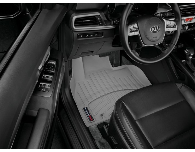 Коврики WeatherTech Grey для Kia Telluride (mkI)(1 row) 2020→, цена: 6 625 грн.