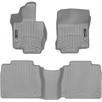 Коврики Weathertech Grey для Mercedes-Benz GLS-Class (X167)(7 seats)(no cup holder on console)(1-2 row) 2019→