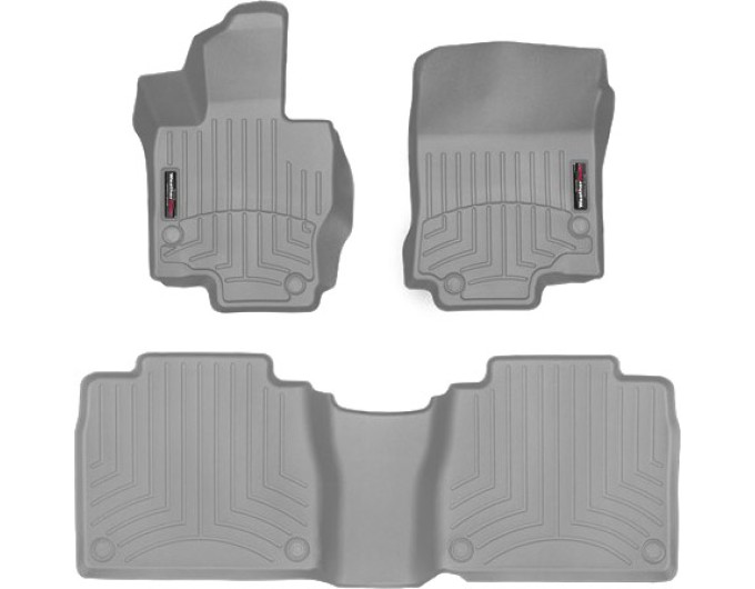 Коврики WeatherTech Grey для Mercedes-Benz GLS-Class (X167)(7 seats)(no cup holder on console)(1-2 row) 2019→, цена: 11 488 грн.
