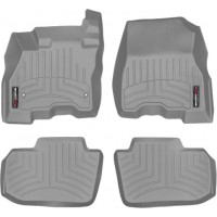 Коврики WeatherTech Grey для Nissan Leaf (mkII)(2 hooks) 2017→