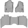 Коврики WeatherTech Grey для Dodge Ram 2500HD (mkV)(crew cab)(1 row bucket) 2019→, цена: 13 915 грн.