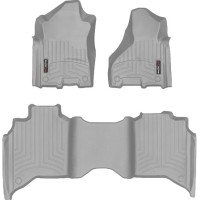 Коврики WeatherTech Grey для Dodge Ram 2500HD (mkV)(crew cab)(1 row bucket) 2019→