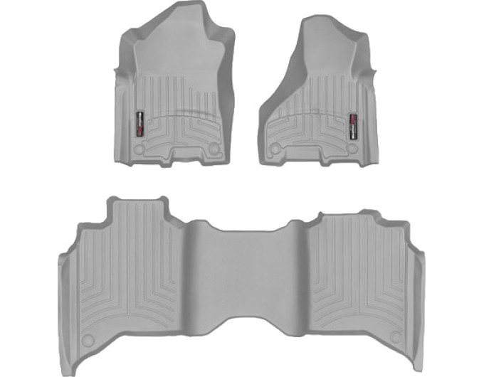 Коврики WeatherTech Grey для Dodge Ram 2500HD (mkV)(crew cab)(1 row bucket) 2019→, цена: 13 915 грн.