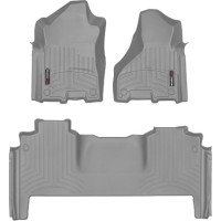 Коврики WeatherTech Grey для Dodge Ram 3500HD (mkV)(mega cab)(1 row bucket) 2019→