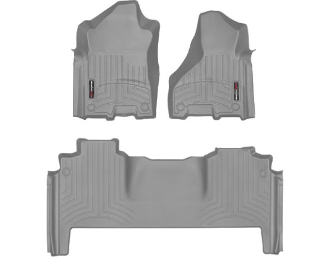 Коврики WeatherTech Grey для Dodge Ram 3500HD (mkV)(mega cab)(1 row bucket) 2019→, цена: 13 915 грн.