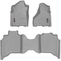 Коврики WeatherTech Grey для Dodge Ram 2500HD (mkV)(crew cab)(1 row bench seats) 2019→, цена: 13 915 грн.