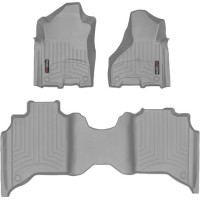 Коврики WeatherTech Grey для Dodge Ram 2500HD (mkV)(crew cab)(1 row bench seats) 2019→