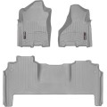 Коврики WeatherTech Grey для Dodge Ram 2500HD (mkV)(mega cab)(1 row bucket) 2019→, цена: 13 915 грн.
