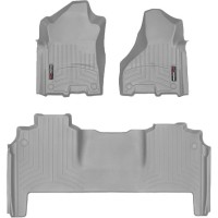 Коврики WeatherTech Grey для Dodge Ram 2500HD (mkV)(mega cab)(1 row bucket) 2019→