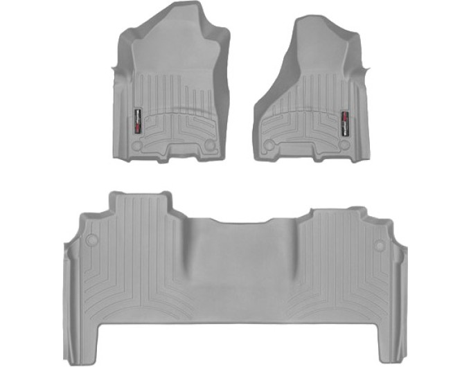 Коврики WeatherTech Grey для Dodge Ram 2500HD (mkV)(mega cab)(1 row bucket) 2019→, цена: 13 915 грн.