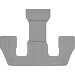 Коврики WeatherTech Grey для Jeep Grand Cherokee (WL)(long)(2 row bucket seats)(3 row) 2021→, цена: 4 863 грн.