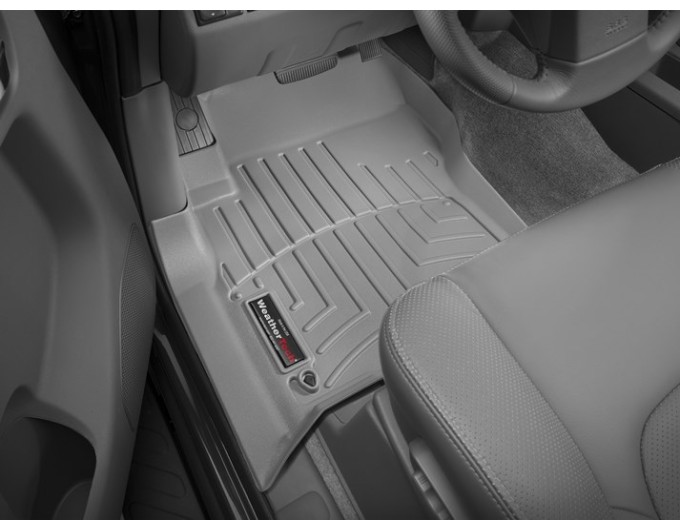 Коврики WeatherTech Grey для Nissan Navara (D40)(all cabs); Suzuki Equator (mkI)(all cabs)(3 fixing)(1 row) 2008-2015, цена: 6 625 грн.