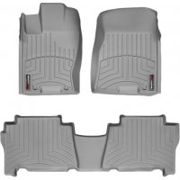 Коврики Weathertech Grey для Kia Mohave/Borrego (mkI)(1-2 row) 2008-2018