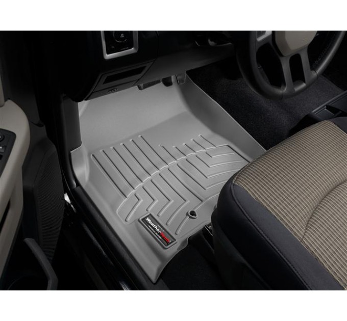 Коврики Weathertech Grey для Dodge Ram (mega cab)(mkIV)(1 fixing hook)(with Full Lenght Console)(no PTO Kit)( 2009-2012, ціна: 10 986 грн.