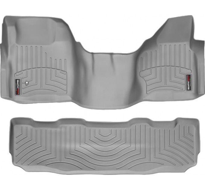 Коврики WeatherTech Grey для Ford Super Duty (mkII)(double cab)(no 4x4 shifter)(1 row - 1pc.) 2008-2010 automatic, цена: 12 440 грн.
