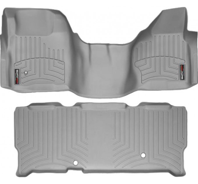 Коврики WeatherTech Grey для Ford Super Duty (mkII)(extended cab)(no 4x4 shifter)(1 row - 1pc.) 2008-2010 automatic, цена: 12 648 грн.