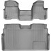 Коврики Weathertech Grey для Ford F-150 (double cab)(mkXI)(no 4x4 shifter)(1 row - 1pc.)(no console)(with air vents to 2 row)(2 fixing posts) 2010-2014, ціна: 14 718 грн.