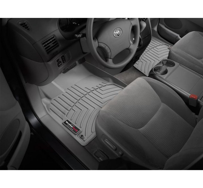 Коврики Weathertech Grey для Toyota Sienna (mkII)(1-2 row)(1 row 2pcs.) 2003-2009, ціна: 10 986 грн.