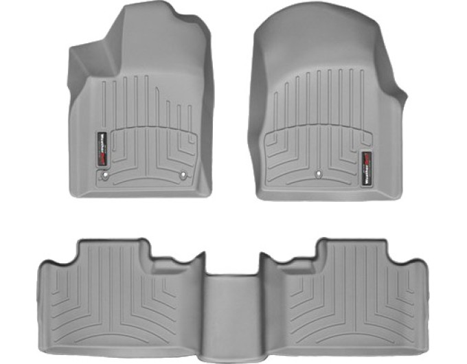 Коврики WeatherTech Grey для Jeep Grand Cherokee (WK2)(1-2 row)(2 row bench) 2011-2012 (USA); Dodge Durango (mkIII)(1-2 row)(2 row bench) 2011-2012, цена: 11 709 грн.