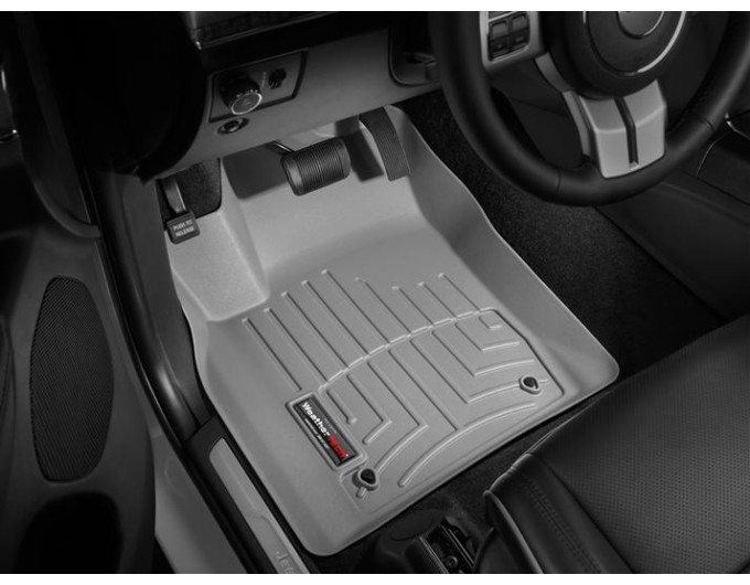 Коврики WeatherTech Grey для Jeep Grand Cherokee (WK2)(1-2 row)(2 row bench) 2011-2012 (USA); Dodge Durango (mkIII)(1-2 row)(2 row bench) 2011-2012, цена: 11 709 грн.