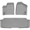 Коврики WeatherTech Grey для Dodge Grand Caravan (mkV)(1-2 row)(with console)(2 row bench)(no Stow & Go or Swivel & Go seats) 2012→, цена: 11 709 грн.
