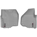 Коврики Weathertech Grey для Ford Super Duty (extended & double cab)(mkIII)(no 4x4 shifter)(raised dead pedal)(2 pcs.)(1 row) 2012-2016 automatic, ціна: 7 167 грн.