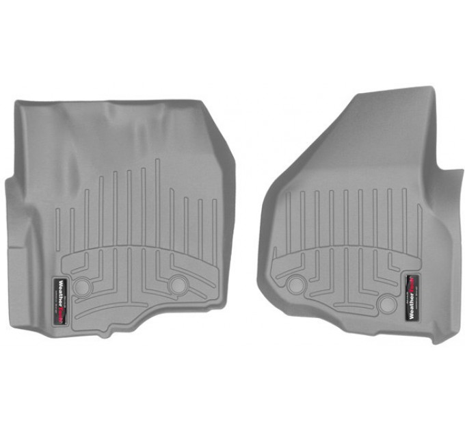 Коврики WeatherTech Grey для Ford Super Duty (mkIII)(extended & double cab)(no 4x4 shifter)(raised dead pedal)(2 pcs.)(1 row) 2012-2016 automatic, цена: 6 216 грн.