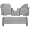 Коврики WeatherTech Grey для Ford Super Duty (mkIII)(double cab)(no 4x4 shifter)(1 row - 1pc.)(raised dead pedal) 2012-2016 automatic, цена: 15 243 грн.