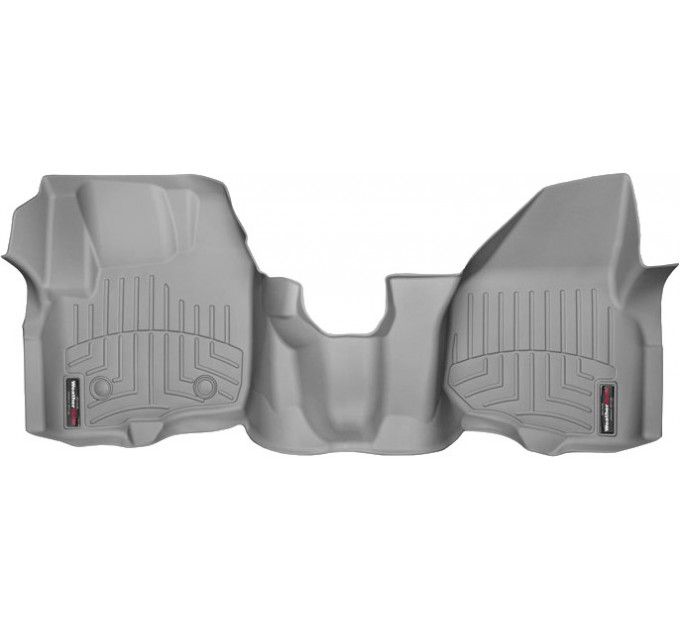 Коврики WeatherTech Grey для Ford Super Duty (mkIII)(extended & double cab)(no 4x4 shifter)(raised dead pedal)(1 pc.)(1 row) 2012-2016 automatic, цена: 7 878 грн.