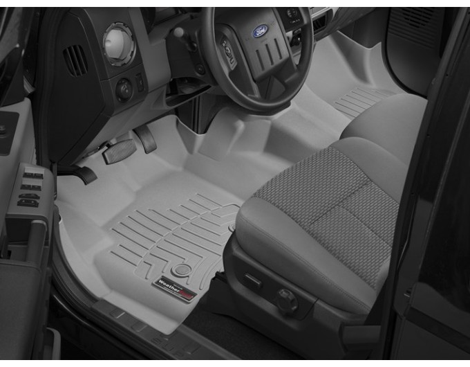 Коврики WeatherTech Grey для Ford Super Duty (mkIII)(double cab)(no 4x4 shifter)(1 row - 1pc.)(raised dead pedal) 2012-2016 automatic, цена: 15 243 грн.