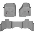 Коврики WeatherTech Grey для Dodge Ram (mkIV)(quad cab)(4 fixing hooks)(with Full Lenght Console) 2012-2018, цена: 13 915 грн.