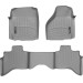 Коврики WeatherTech Grey для Dodge Ram (mkIV)(quad cab)(4 fixing hooks)(with Full Lenght Console) 2012-2018, цена: 13 915 грн.