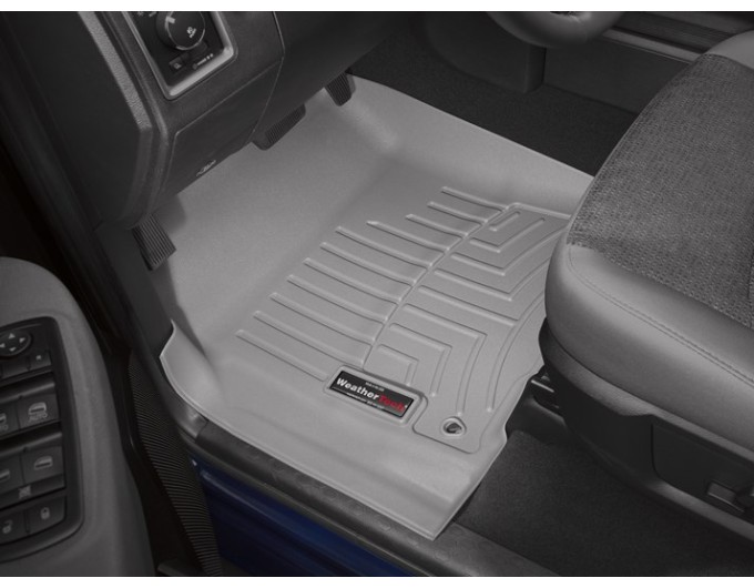 Коврики WeatherTech Grey для Dodge Ram (mkIV)(quad cab)(4 fixing hooks)(with Full Lenght Console) 2012-2018, цена: 13 915 грн.